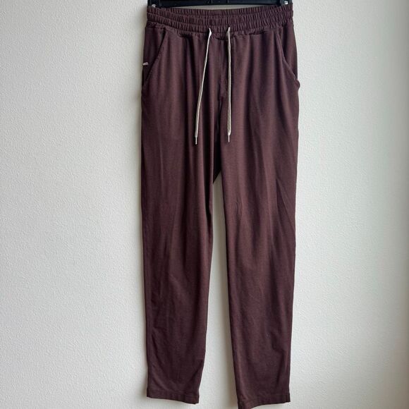 Vuori Men’s Size Medium Burgundy Ponto Performance Jogger Pants 30” Inseam V418 - Picture 1 of 13